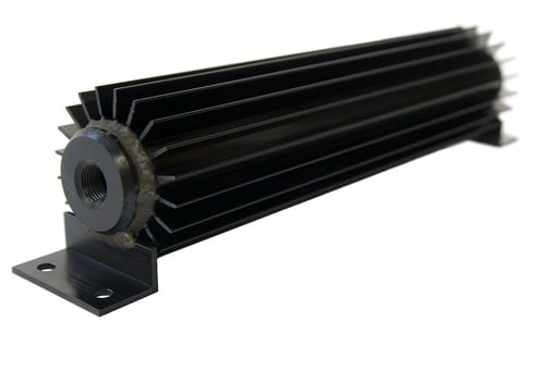 Kraftstoffkühler Schwarz 3/8" NPT 33cm