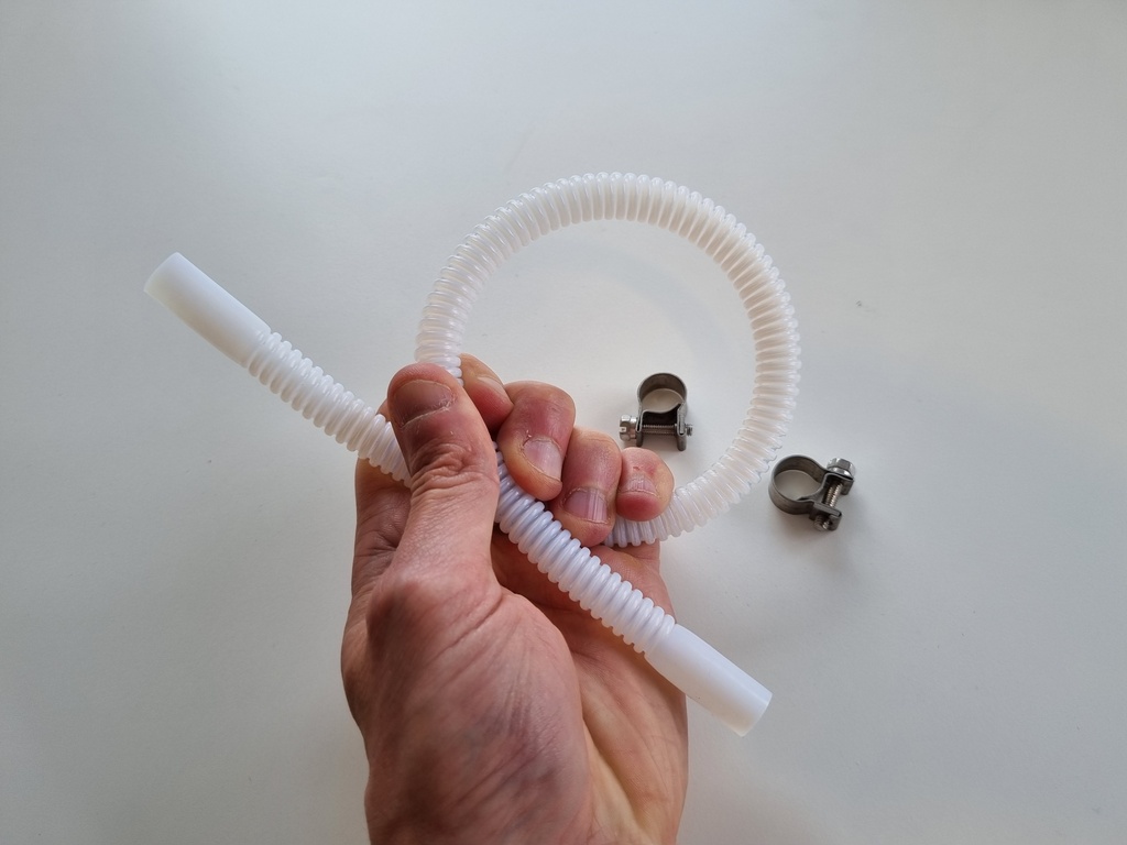 Kraftstoffschlauch PTFE (im Tank-kompatibel) 10mm ID - 45 cm