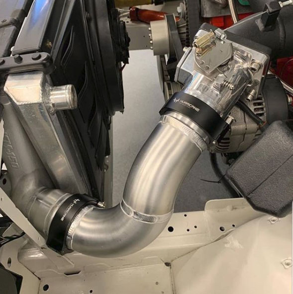 V-Band Aluminium 3" - axial bewegung