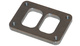 T4 Turbo Flansch SS Twin-Eintrag 82x69mm