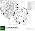 Adapterplatte Chevrolet LS LS1 LS3 LS7