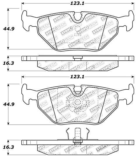 BMW 318-328 E36, E46 hinten