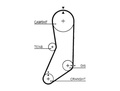 Timing-Belt-Kit Volvo B230 8V
