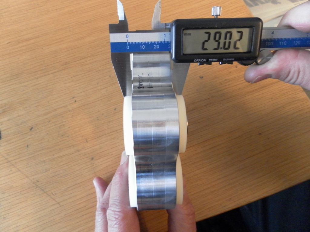 Antriebsschutzadapter Mitte zu großer Größe
