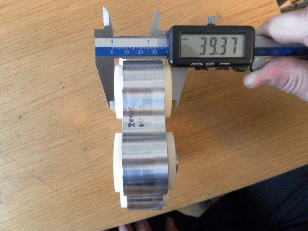 Antriebsschutzadapter Mitte zu großer Größe