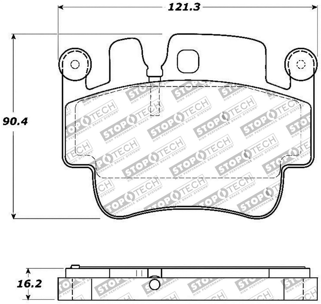 Porsche 996 Turbo (4 Kolbenfront) hinten