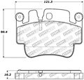 Porsche 996 Turbo (4 Kolbenfront) hinten