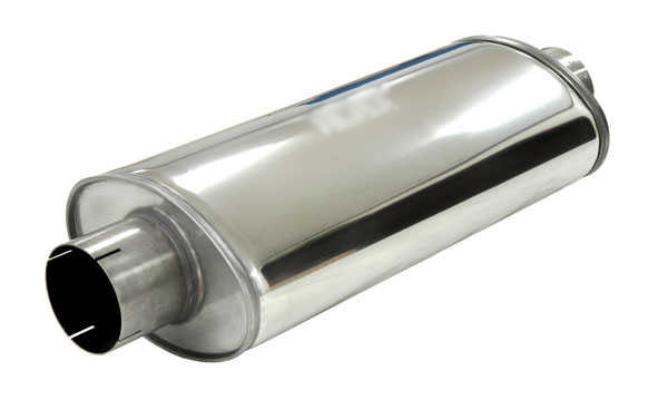 Schalldämpfer 4" oval rostfrei