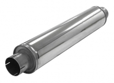 Schalldämpfer 3" Full Flow Rostfrei (625mm)