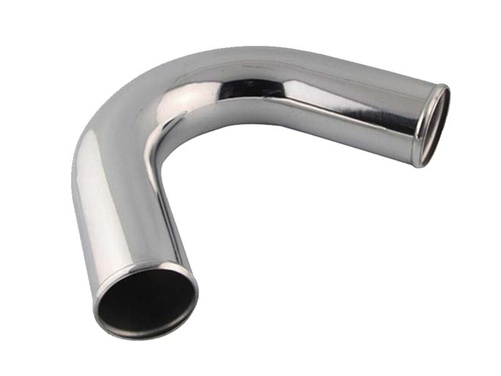 135 ° Aluminiumrohr 3" poliert