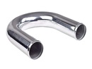 180 ° Aluminiumrohr 2,5" poliert
