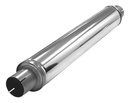 Auspuffschalldämpfer Tubex 2,5" (63 mm) Universal Rostfrei
