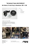 AC-Delete Volvo 5/6-Cyl" ALU" -Motor 99-09