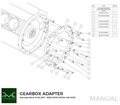 PMC Getriebeadapterplatte Mercedes Benz V8 M156 AMG
