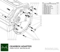 PMC Getriebeadapterplatte Honda K K20 K24