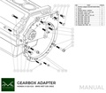 PMC Getriebeadapterplatte Honda K K20 K24
