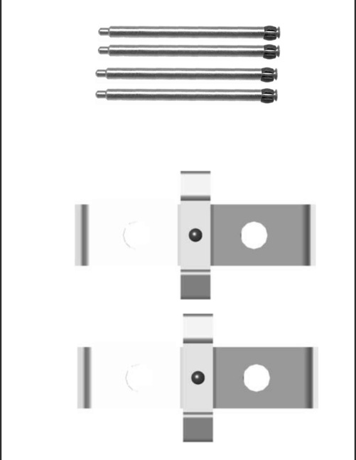 Montage von Hardware Brembo-Bremssättel Front (Volvo)