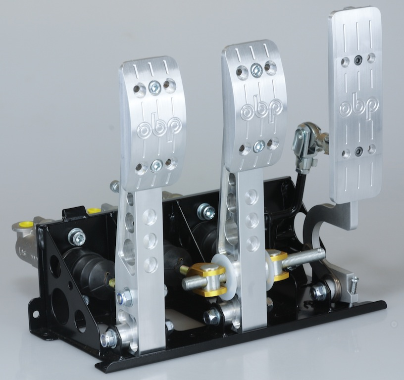 OBP Bodenmontierte Pedalbox 3 Pedale Pro-Race V2