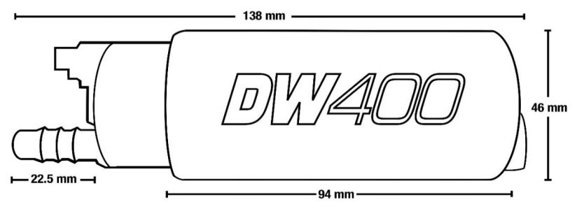 Deatschwerks In-Tankpumpe DW400 L/HR
