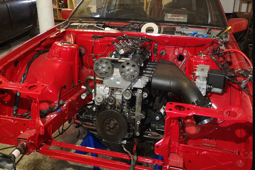 Motormontage Volvo 7/900 - 5/6 Kylweißblock 0 ° Winkel