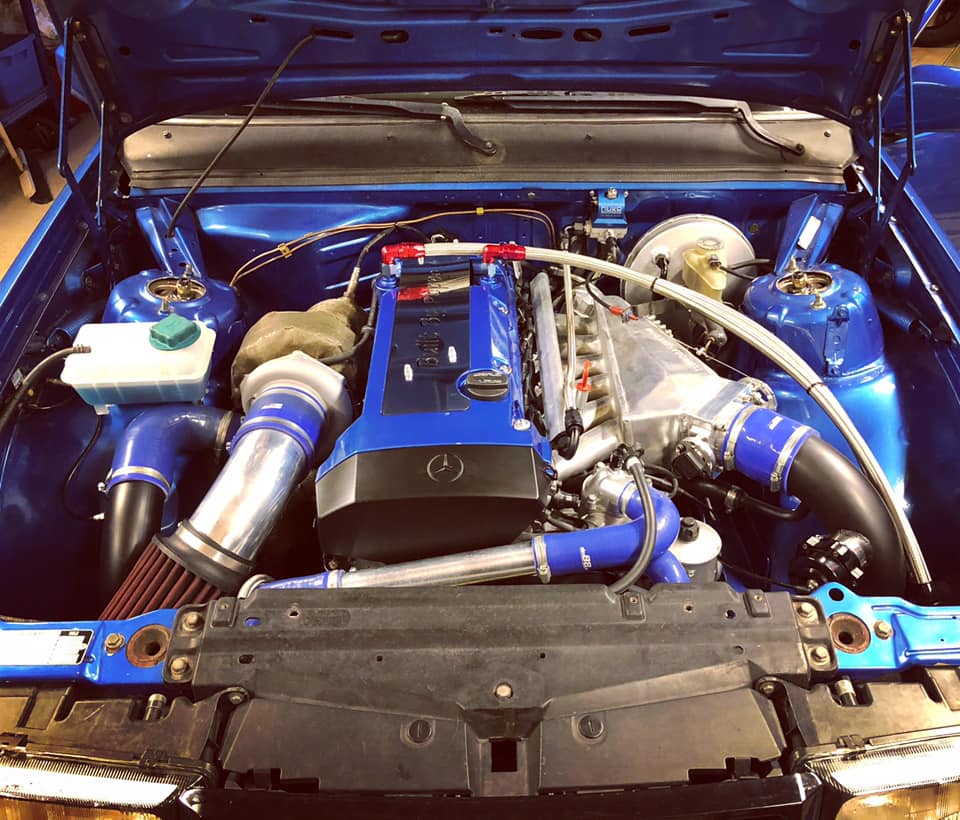Motormontage Volvo 7/900 - MB M104