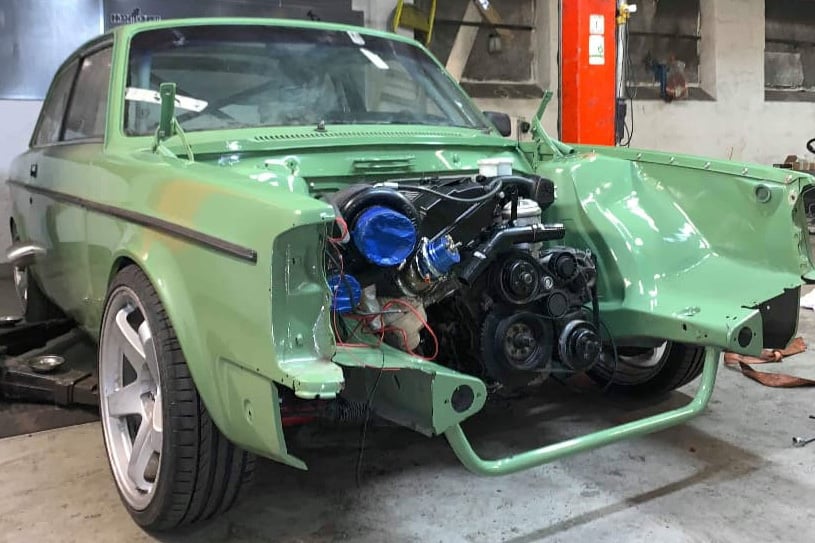 Motorhalterung Volvo 200 / 240 - BMW M50 / M52 / M52TU / M54