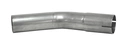 Bent-Auspuffrohr 30 ° 1 3/4" Rostfrei (44,5 mm)